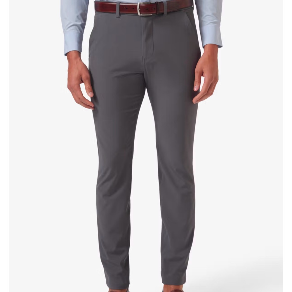 Mizzen + Main Mens Helmsman Chino slim Pant Gray 30x30